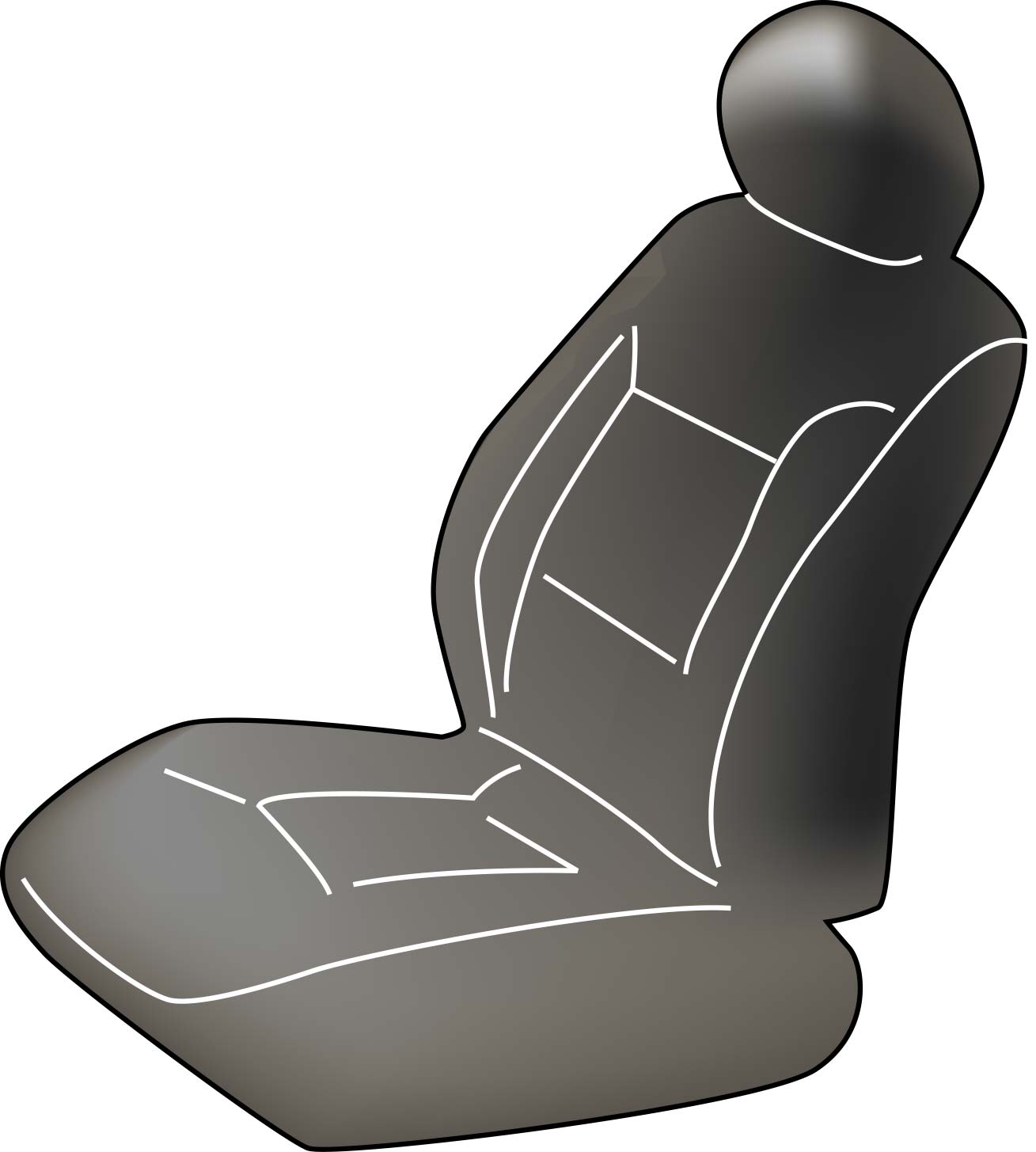 車のシートの画像。